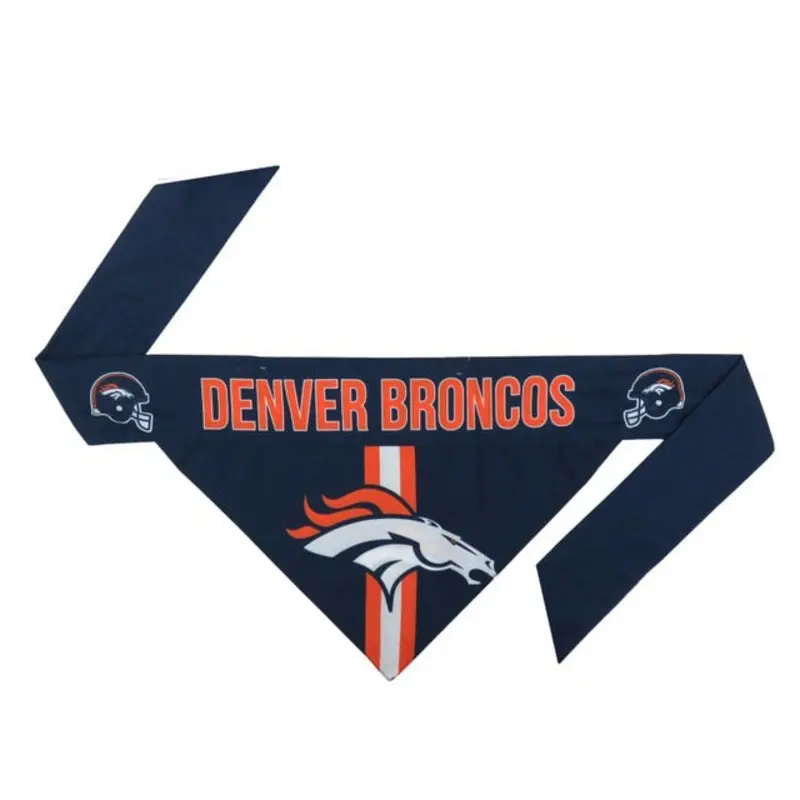 Denver Broncos Pet Bandana Size XL