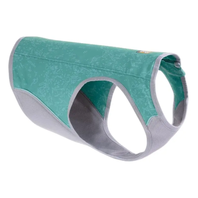 RuffWear Swamp Cooler Zip Dog Cooling Vest Aurora Teal XXS