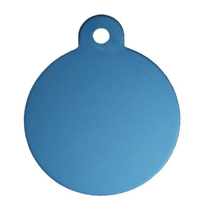 Pet Tag Circle Small Turquoise