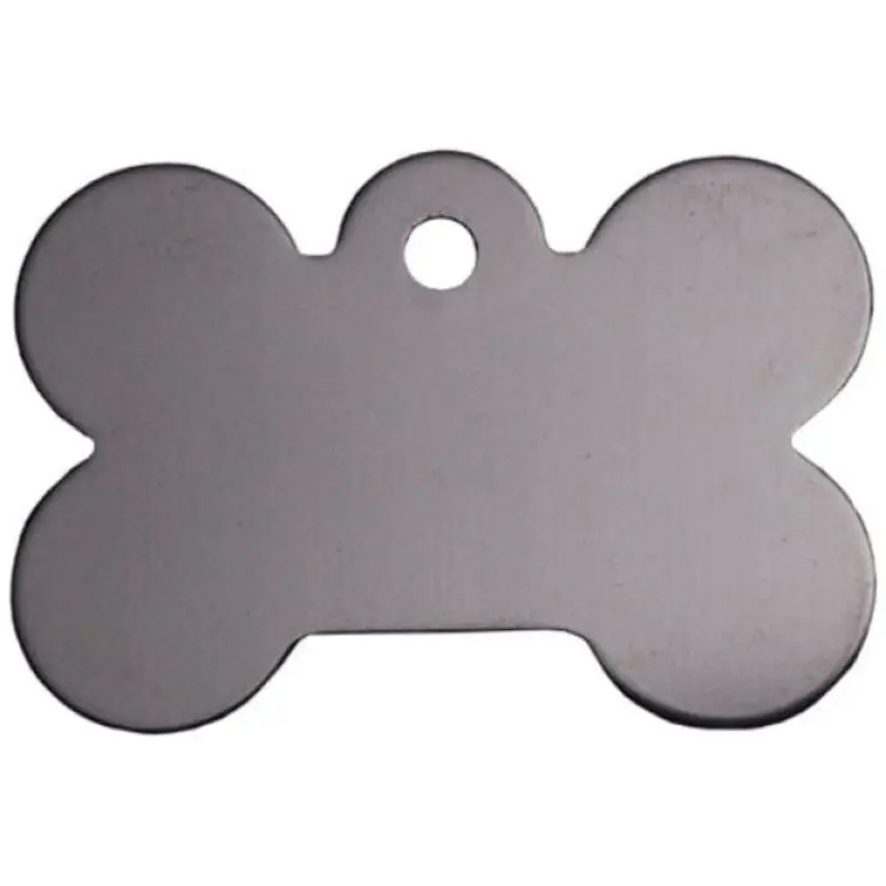 Pet Tag Bone Small Pewter