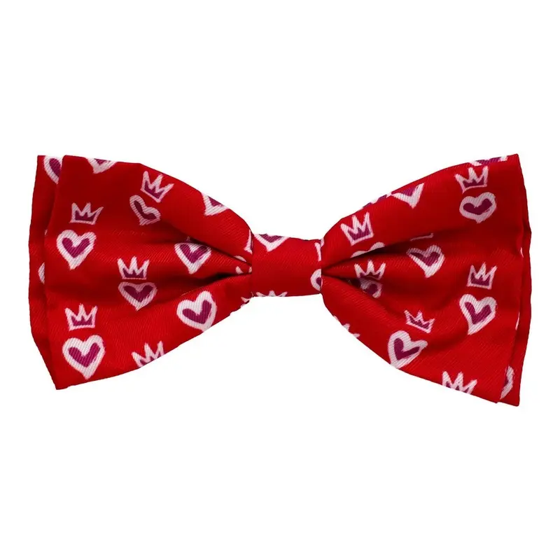 Huxley & Kent King & Queen of Hearts Bow Tie Small