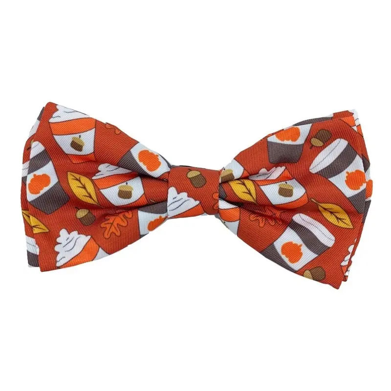 Huxley & Kent Pupkin Latte Bow Tie  Large