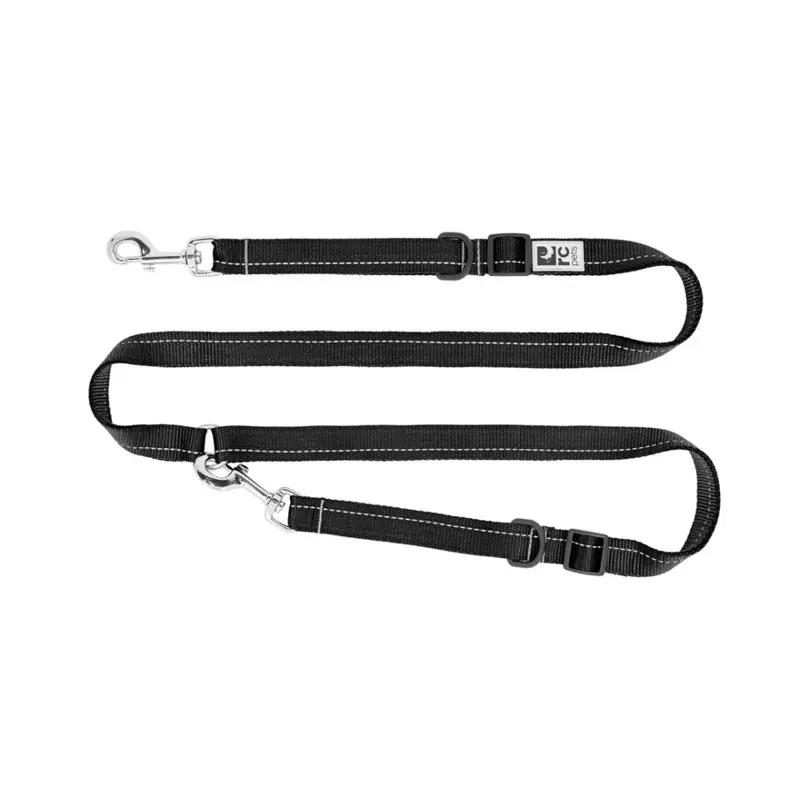 RC PETS Dog Primary Active Leash, Black, 1"x8'