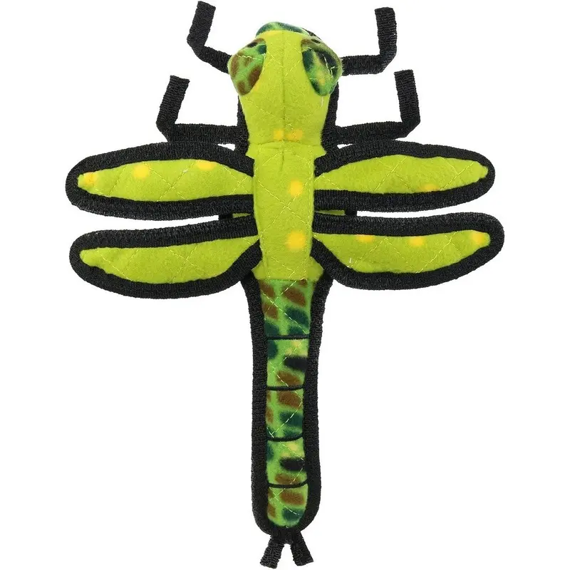 Tuffy's Bug Dragonfly Dog Toy Green
