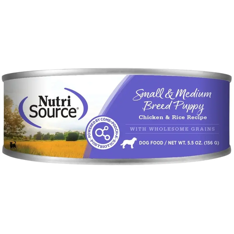 NutriSource Small & Medium Breed Puppy Wet Dog Food 5.5oz