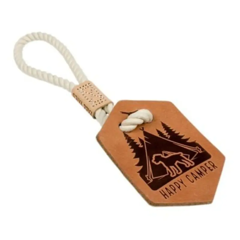 Tall Tails Happy Camper Tan 13" Dog Toy