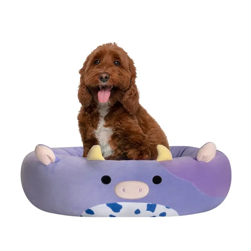 Squishmallows Bubba the Cow Pet Bed 30"