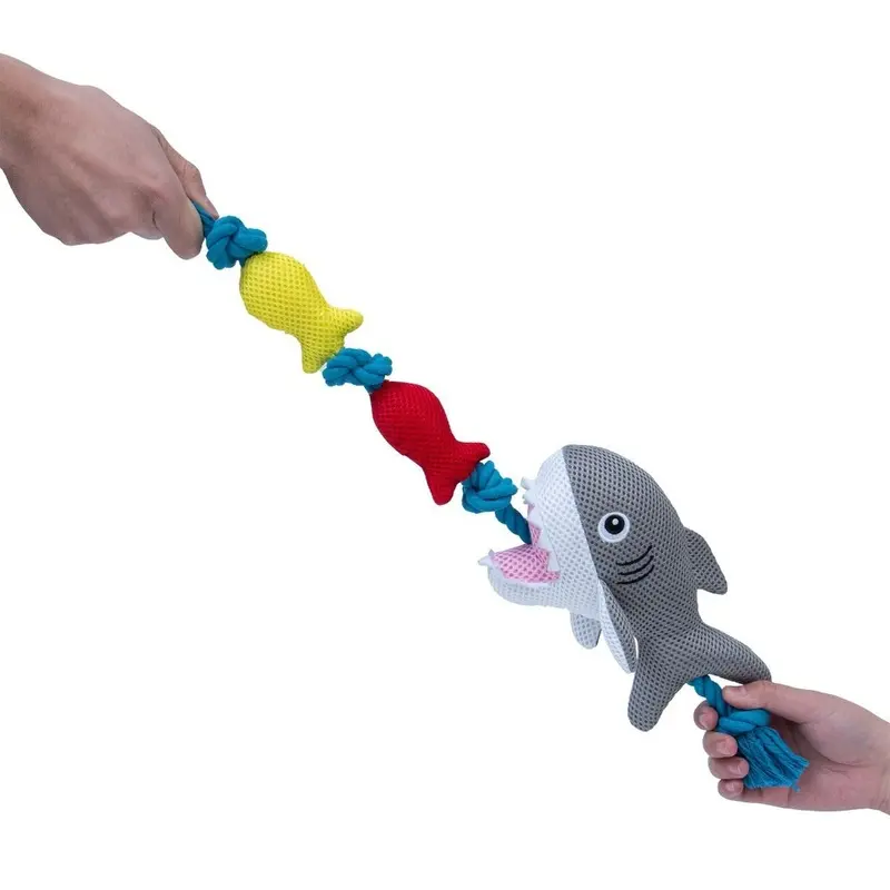 Territory Shark with Rope 20" Dog Toy