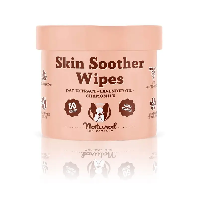 Natural Dog Company Snout Soother Wipes 50 Count