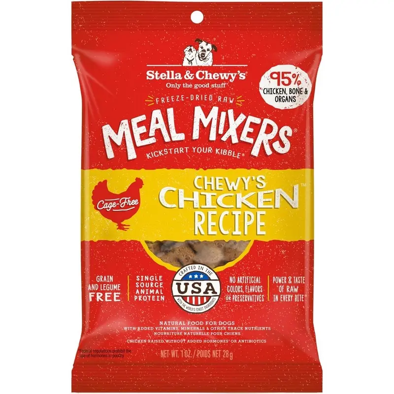 Stella & Chewy's Freeze-Dried Dog Food Topper - Chicken Meal Mixers Dog Food Topper 1oz