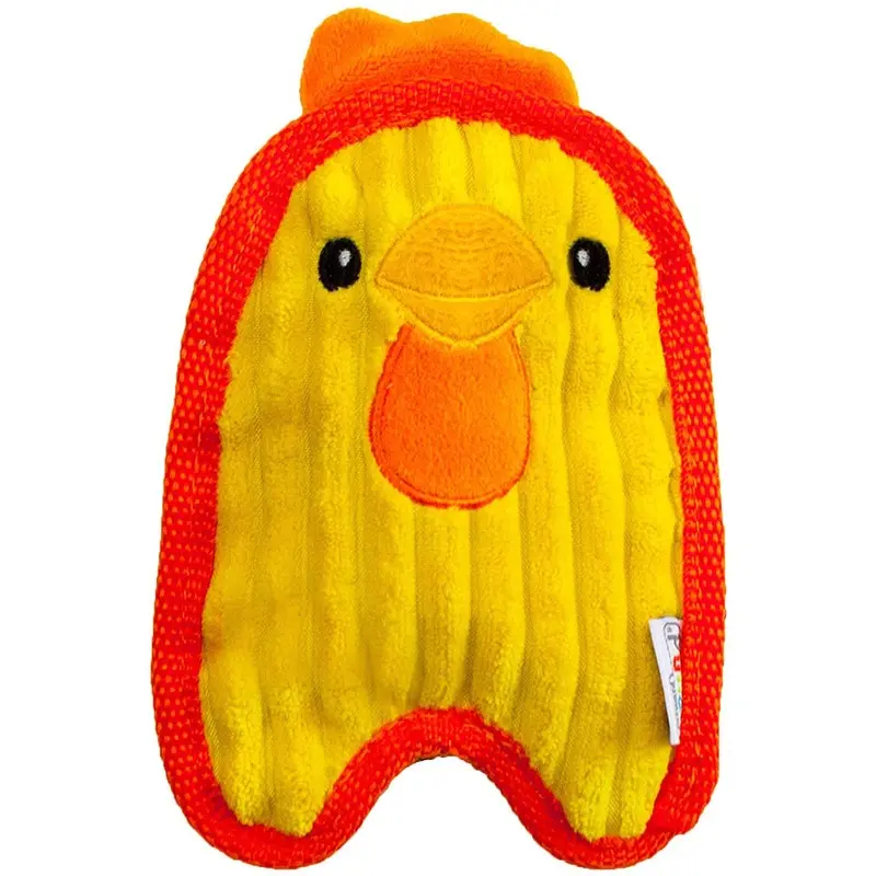 Outward Hound Invincibles Mini Chicky Yellow XS Plush Dog Toy