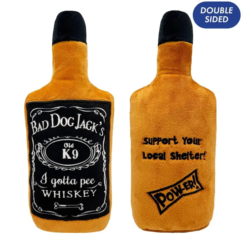 H&K Dog Toy Small Bad Jack's Whiskey