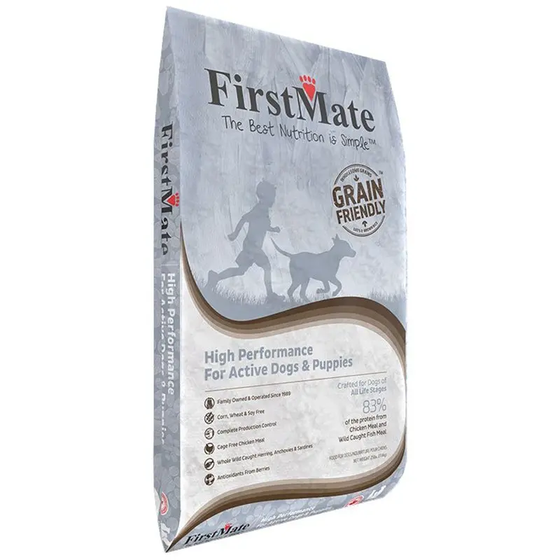 First Mate Grain Friendly High Performance for Active Dogs & Puppies Dry Food 25lb