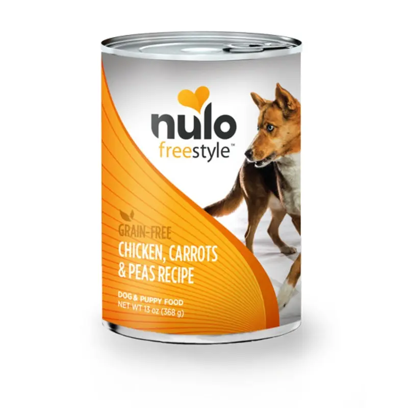 Nulo FreeStyle Grain Free Adult Wet Dog Food - Chicken, Carrots & Peas, 13oz Can