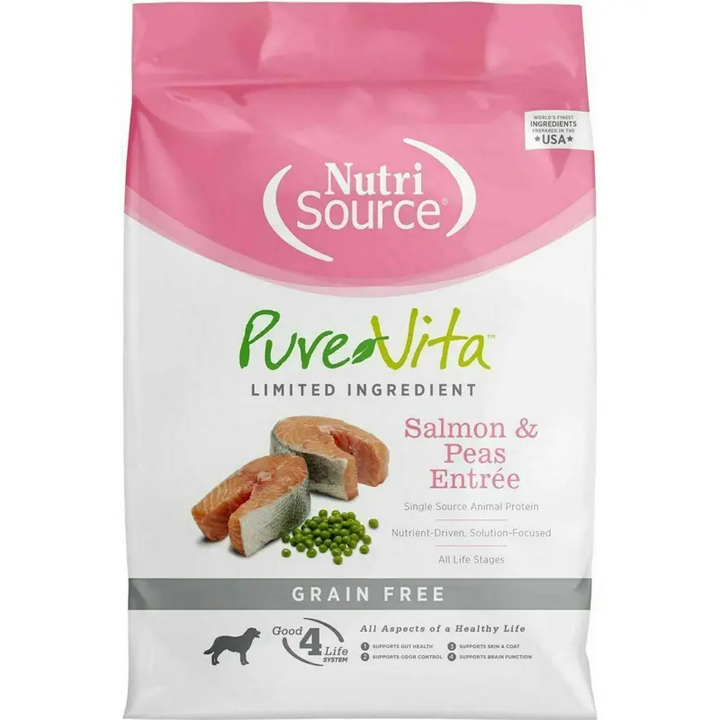 PureVita Salmon & Peas Dry Dog Food 25lb