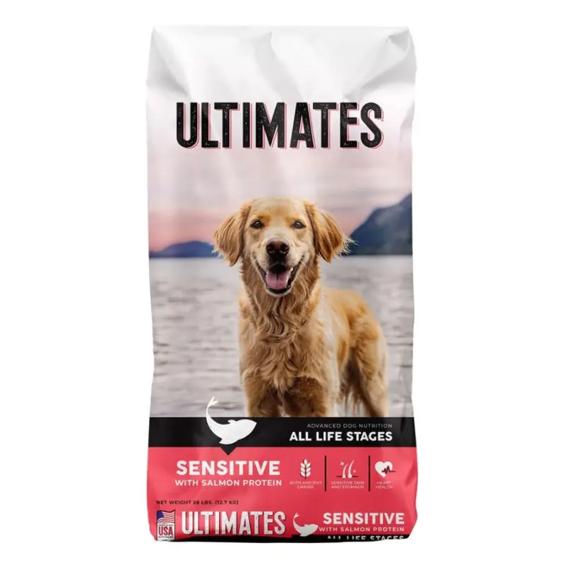 PRO PAC Ultimates Sensitive Skin & Stomach Salmon Dry Dog Food 28lb