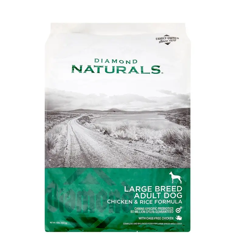 Diamond Naturals Large Breed Adult Dog Chicken Rice Formula 40lb