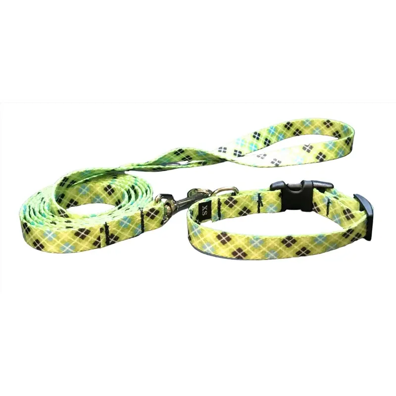 Preppy Pup Collar Dog Collars or Leads (1.5"  Wide)