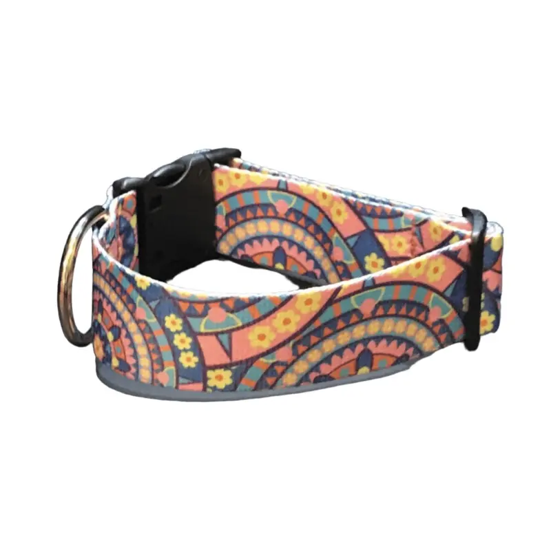 Trippy Hippy Dog Collars or Leads (1" Wide)