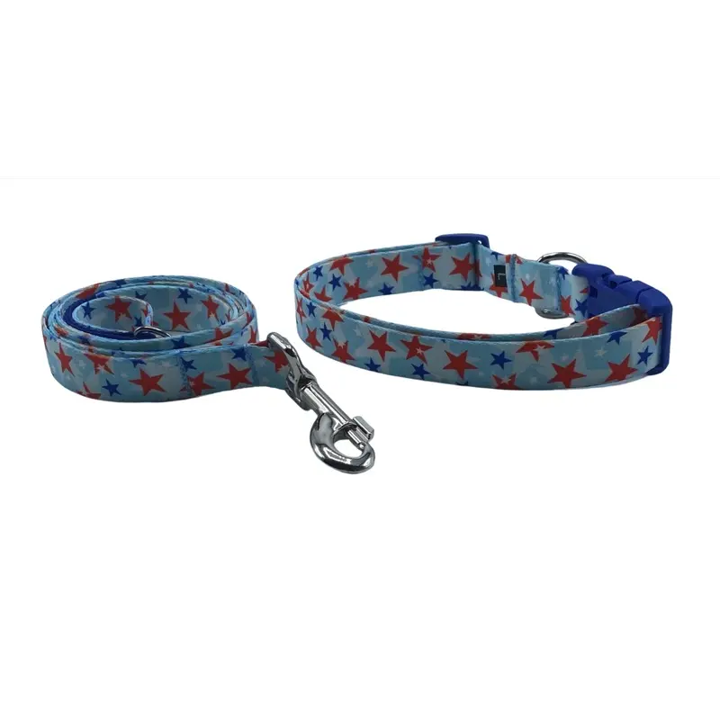 4th of Stars Nylon Collars or Leads (1" Wide)