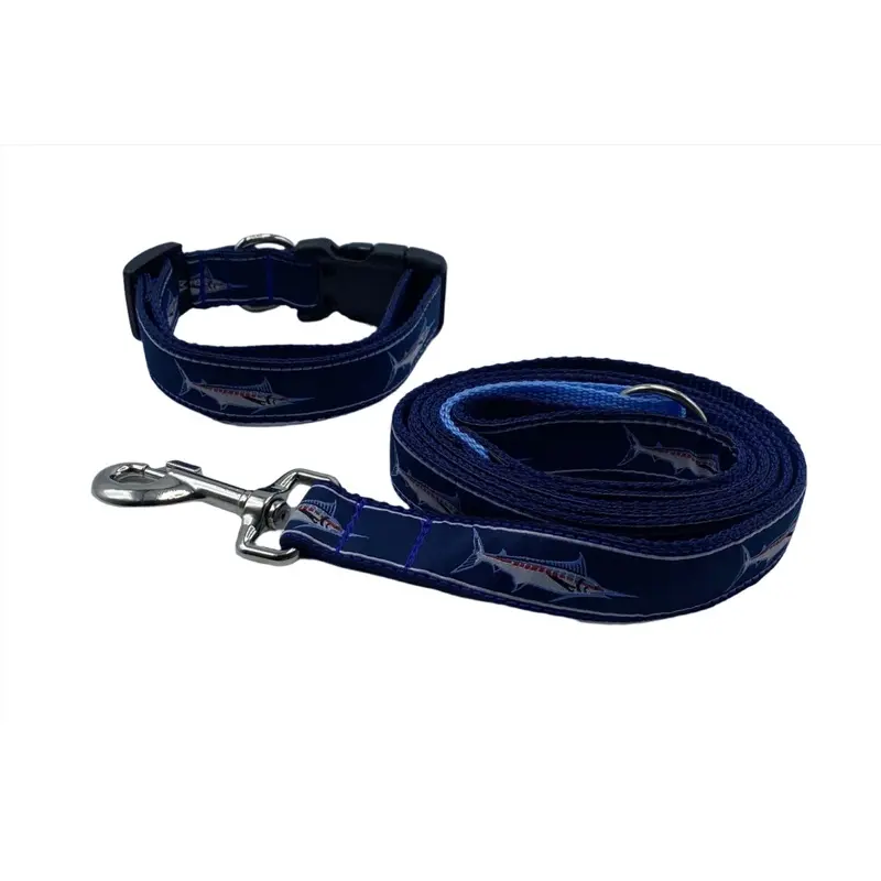 Swordfish Ribbon Collars or Leads (1" Wide)
