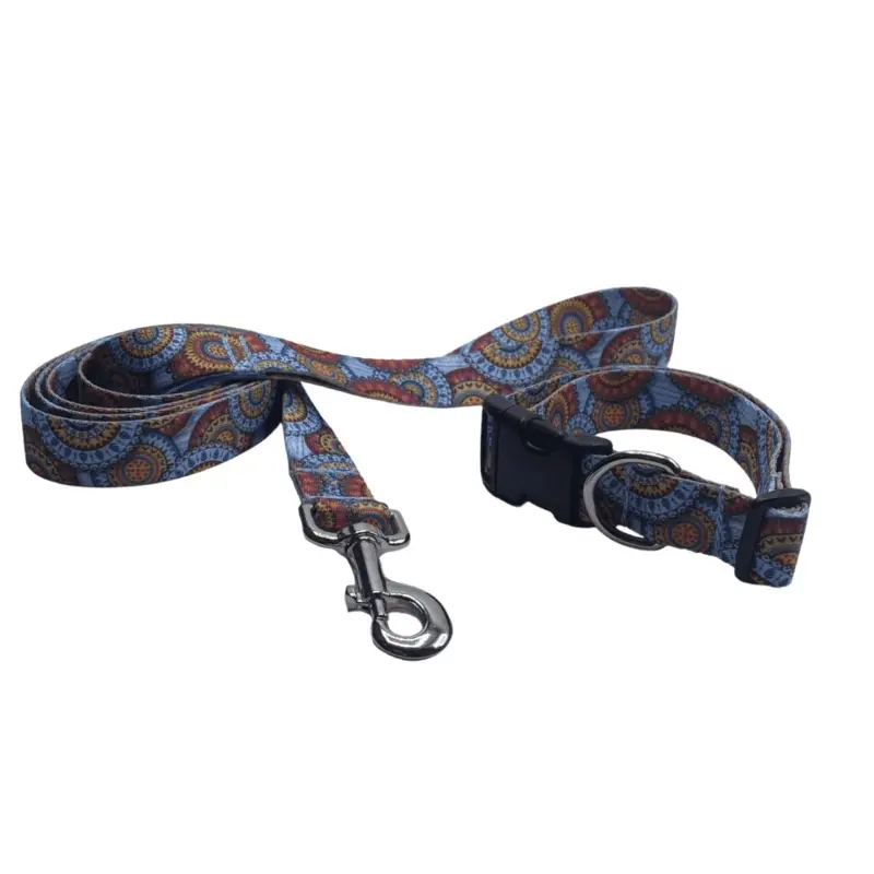 Boho Mandala Collars or Leads (1" Wide)
