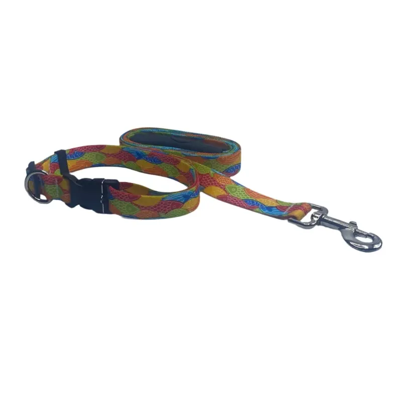 Red Fish Dog Collar & Leads