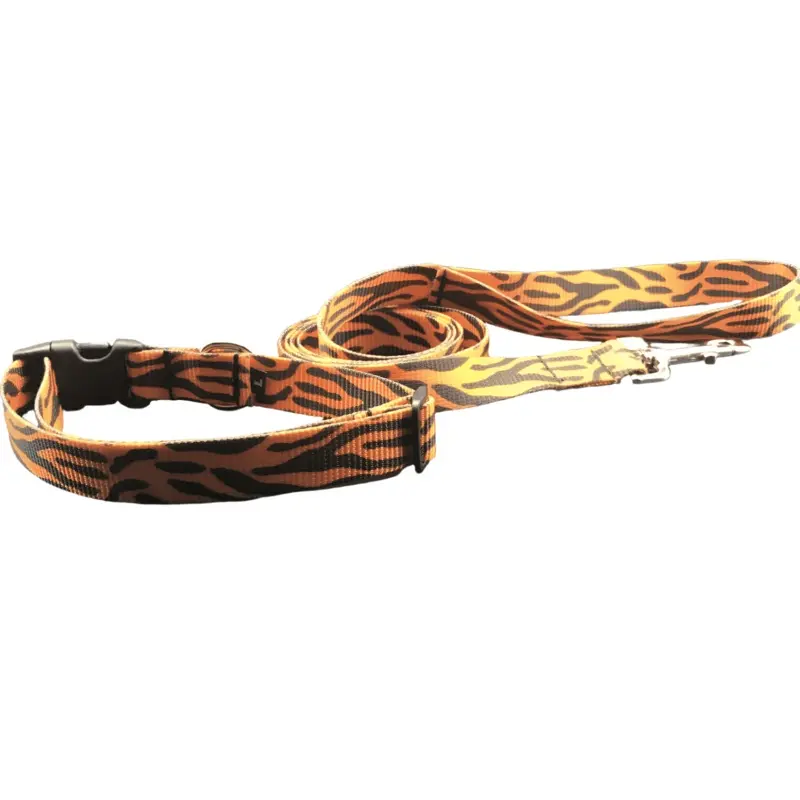 Tiger Pride Dog Collars and Leads (1" Wide)(Discontinued)
