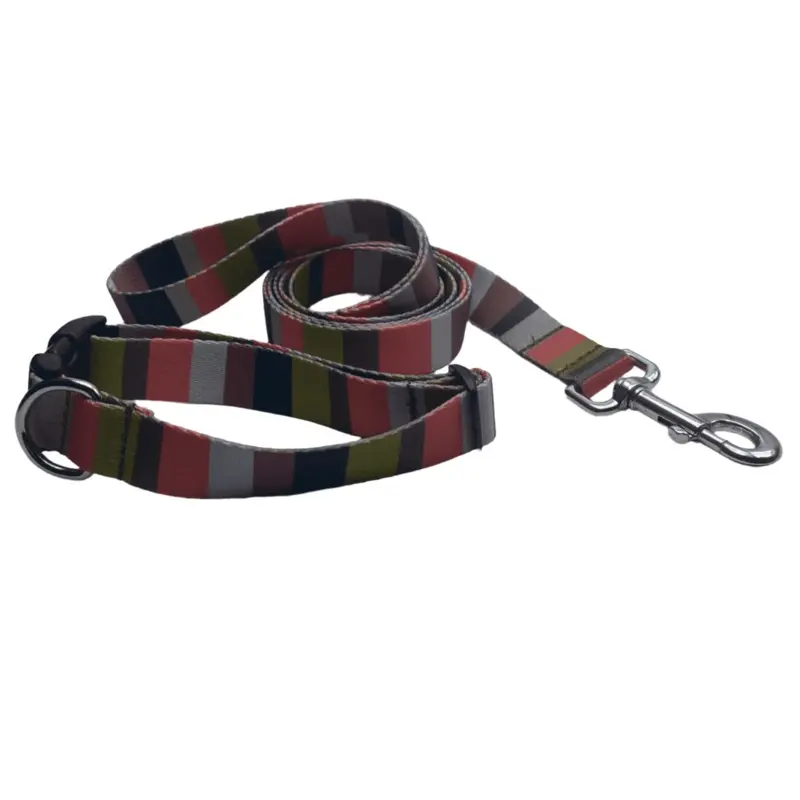 Tranquil Stripes Dog Collars or Leads (1" Wide) (Discontinued)