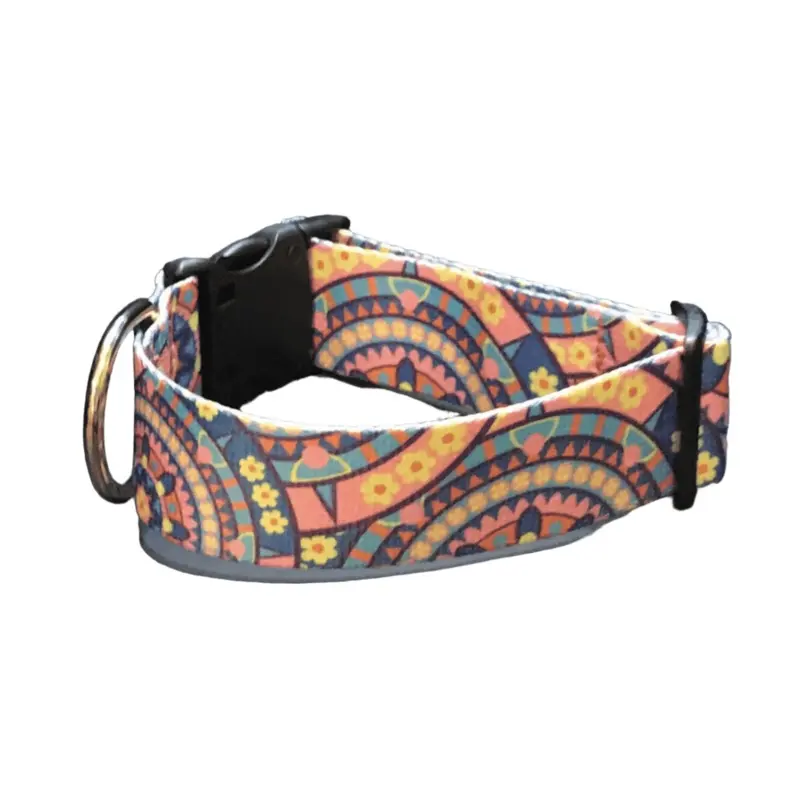 Trippy Hippy Dog Collars (1.5" Wide)