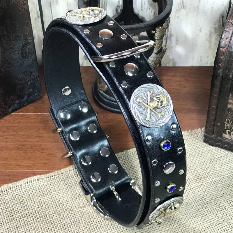 Zanzibar Leather Dog Collar