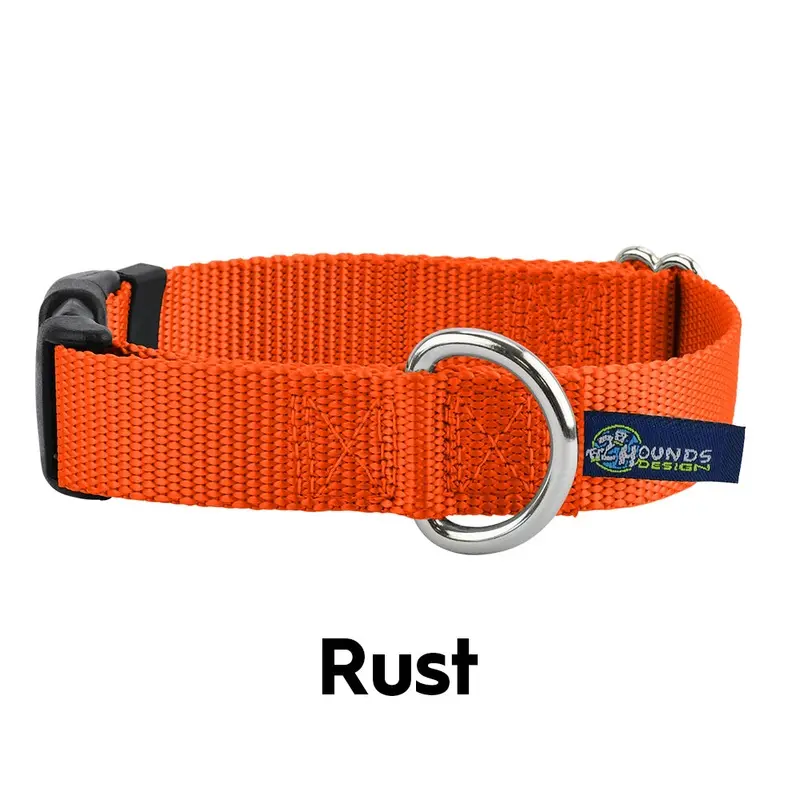 1 Rust Nylon Dog Collar