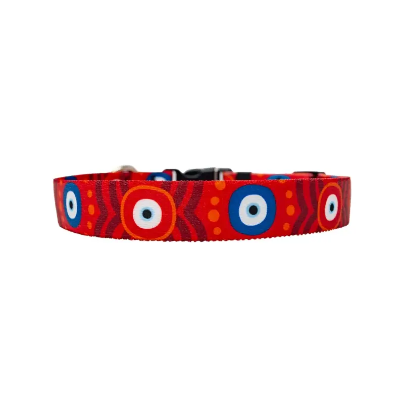 Evil Eye Mal de Ojo Dog Collar