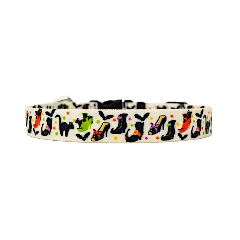 Witch's Shoes Color Dog Collar