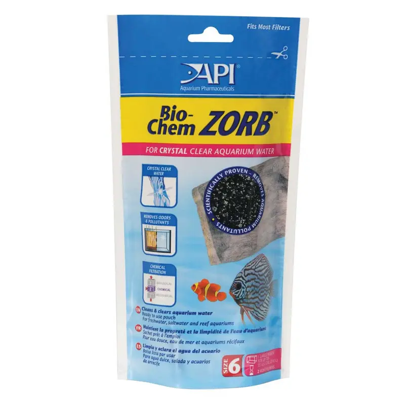 API BIO-CHEM ZORB Aquarium Filter Media Size 6 1 Pack