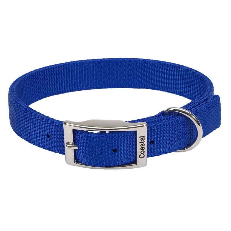 Coastal Double-Ply Nylon Collar Blue 1x24in 