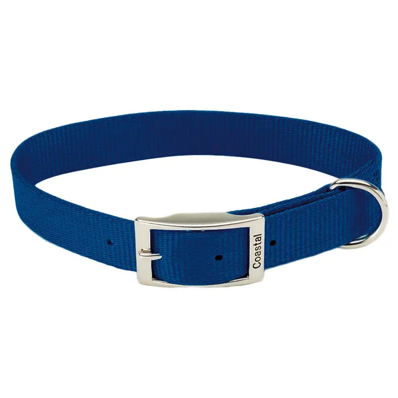 Coastal Single-Ply Nylon Collar Blue 1x20in 