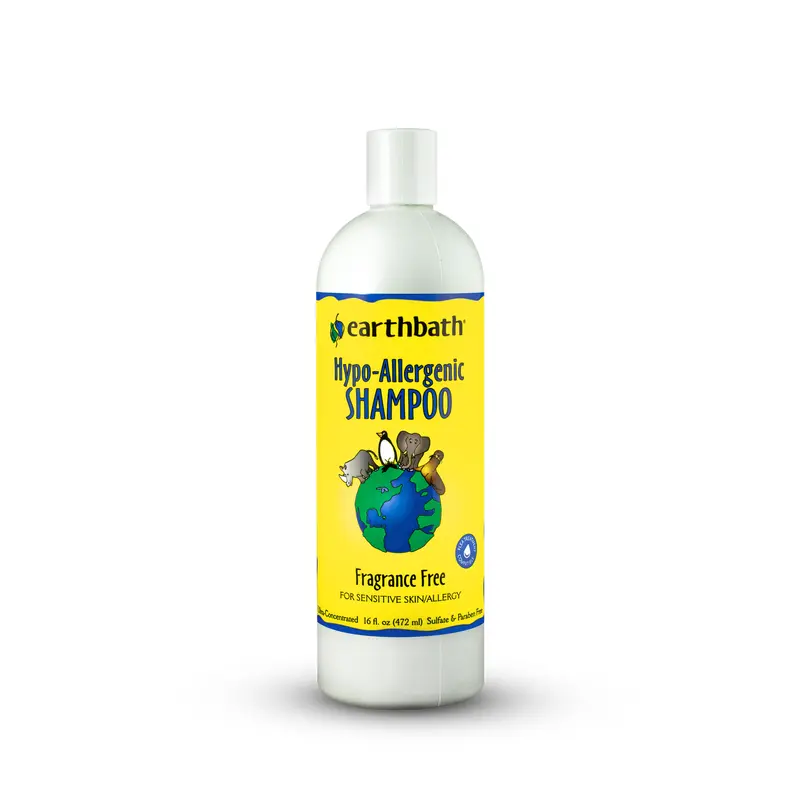 Earthbath Hypo-Allergenic Shampoo, Fragrance Free 16oz