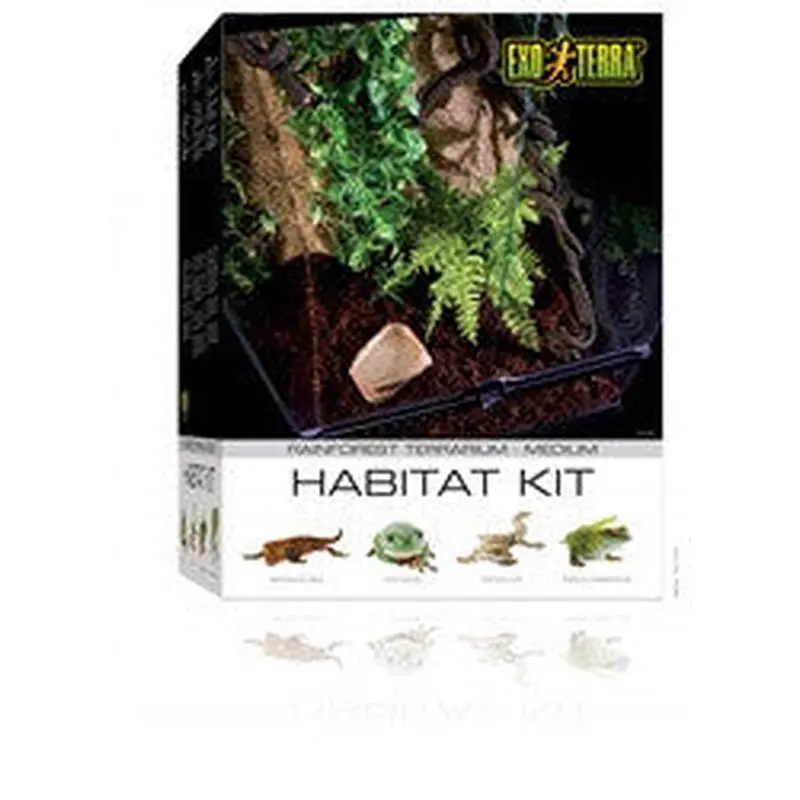 Exo Terra Rainforest Habitat Kit, Medium Pt2662