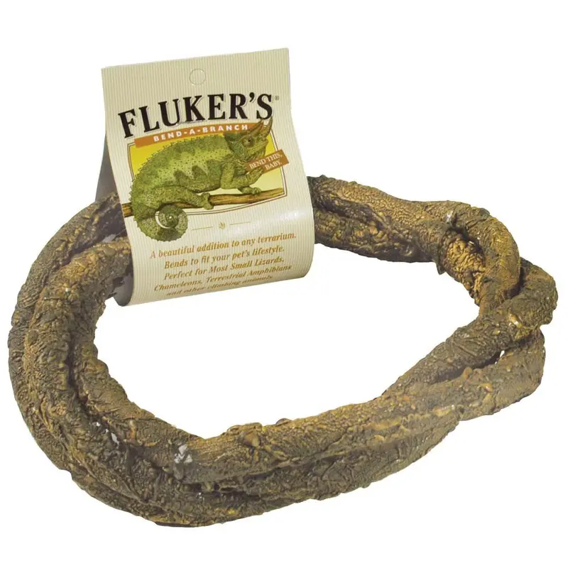 Fluker's Bend-A-Branch for Reptiles Brown 6ft LG