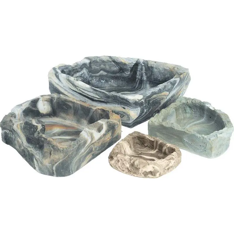 Fluker's Non-porous Food and Water Corner Bowl Multi-Color 9in LG