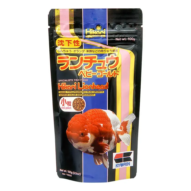 Hikari Lionhead Sinking Pellets Fish Food 3.5 oz Mini