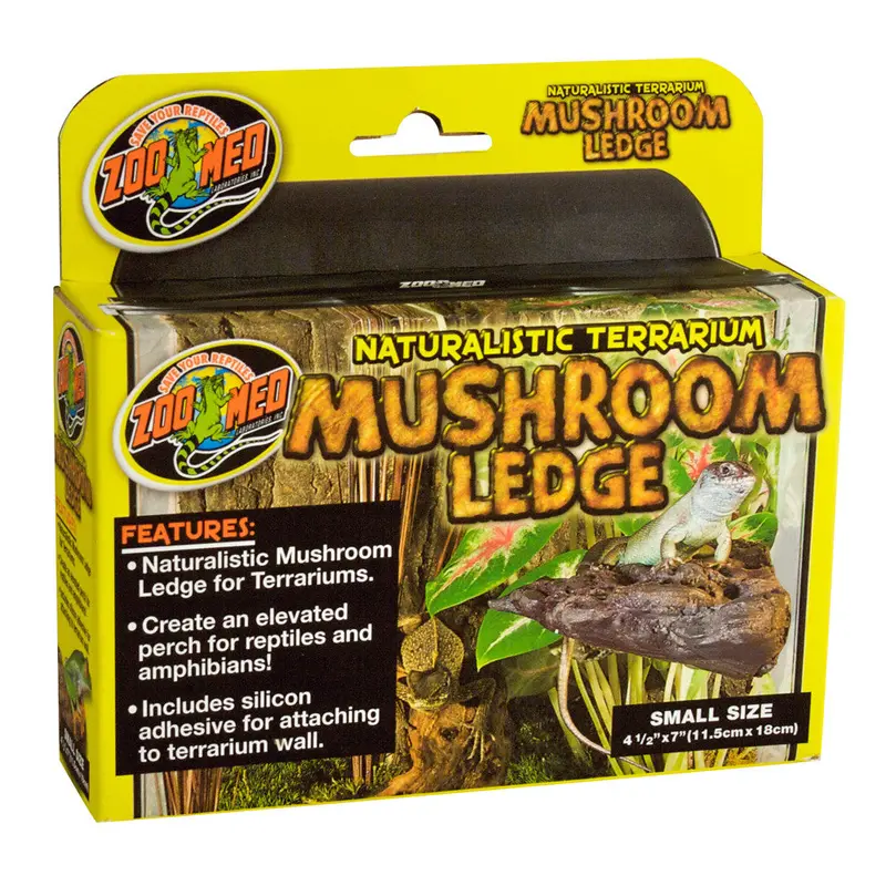 Zoo Med Mushroom Ledge Elevated Perch Brown SM