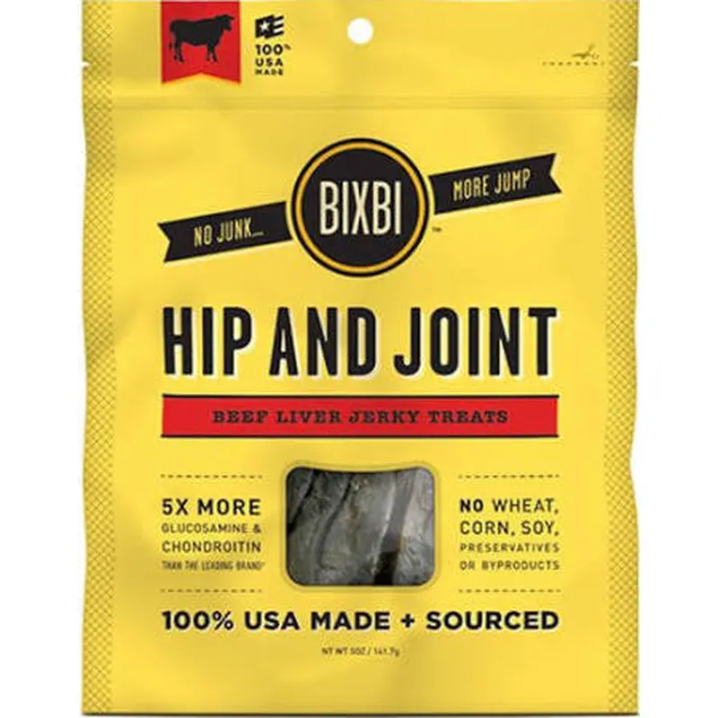 Bixbi Hip And Joint Chicken Breast Jerky Dog Treats-5-oz-