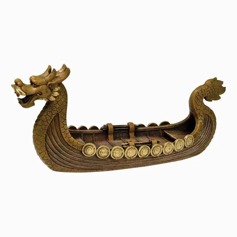 Blue Ribbon Ee Gld Drgn Boat D-cor