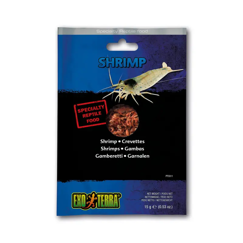 ET Reptile Food, Shrimp .53oz {L+