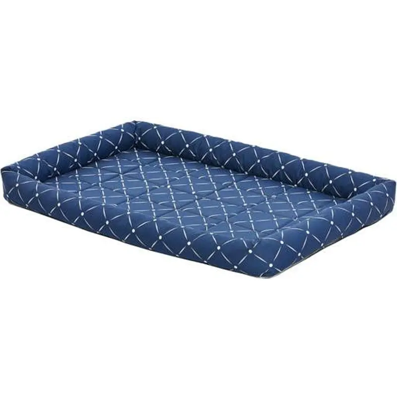 Midwest Quiet Time Ashton Bolster Bed Blue 36" 