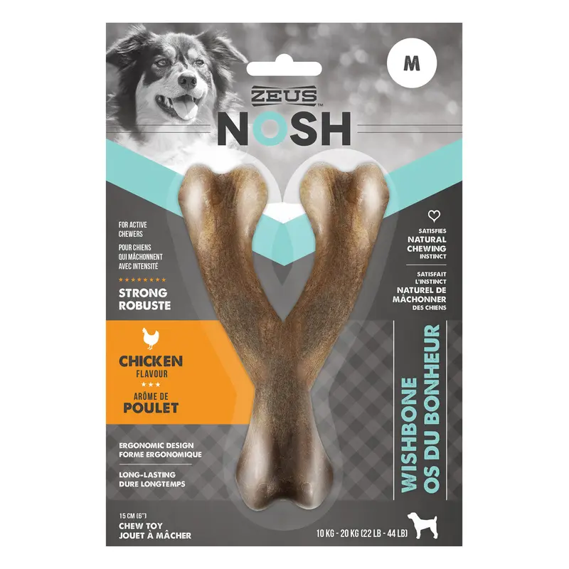Zeus Nosh Strong Chew Bone, Chicken, Med