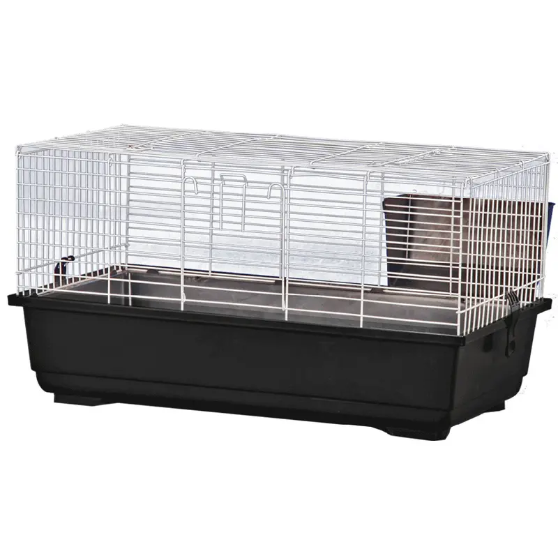 A & E Cages Rabbit Cage Black 39 inches X 22 inches X 18 inches
