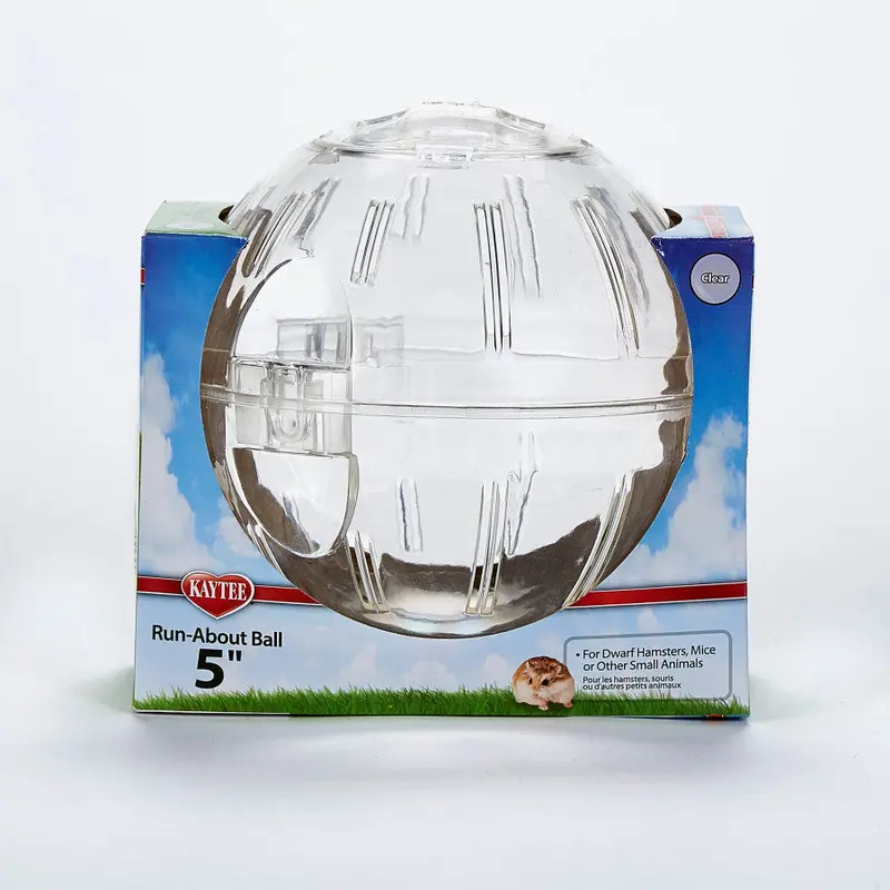 Kaytee Run-About Ball Mini Clear Bonus 5 Inches